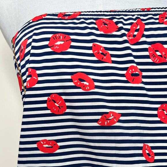 Marc jacobs blue and red lips swimwear tube top - Picture 6 of 8